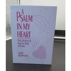 A Psalm in My Heart : Daily Devotionals from the Book of Psalms Hardback IOB
